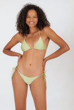 Cargar imagen en el visor de la galería, Model Front: Rio De Sol Bragas Bottom Oliva Ibiza-Rope