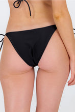 Cargar imagen en el visor de la galería, Image 07: Rio De Sol Bragas Bottom Shimmer-Black Ibiza-Rope