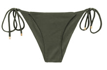 Cargar imagen en el visor de la galería, Product Front: Rio De Sol Bragas Bottom Shimmer-Croco Cheeky-Tie