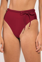 Cargar imagen en el visor de la galería, Gallery: Rio De Sol Bragas Bottom Shimmer-Divino Belted-High-Waist
