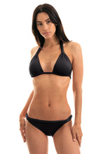 Cargar imagen en el visor de la galería, Model Front: Rio De Sol Bragas Calcinha Ambra Mel Preto