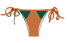 Cargar imagen en el visor de la galería, Product Front: Rio De Sol Bragas Calcinha Copper Green