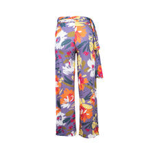 Cargar imagen en el visor de la galería, Product Back: Rio De Sol Pantalones De Playa Garden-Flower Pants Knot
