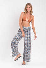 Cargar imagen en el visor de la galería, Image 06: Rio De Sol Pantalones De Playa Ikat Wide Pants