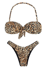 Cargar imagen en el visor de la galería, Product Front: Rio De Sol Conjunto Leopardo Bandeau