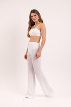 Cargar imagen en el visor de la galería, Image 02: Rio De Sol Pantalones De Playa Memphis-White Pants Lana