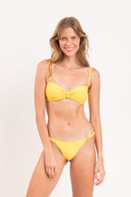Cargar imagen en el visor de la galería, Image 12: Rio De Sol Conjunto Set Amarelo Bandeau-Crispy Cheeky-Crispy