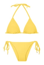 Cargar imagen en el visor de la galería, Product Front: Rio De Sol Conjunto Set Amarelo Tri-Inv Lacinho