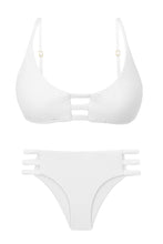 Cargar imagen en el visor de la galería, Product Front: Rio De Sol Conjunto Set Bora-White Bra-Trio Madrid-Trio