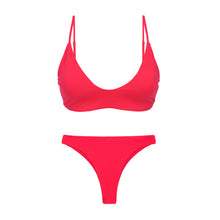 Cargar imagen en el visor de la galería, Product Front: Rio De Sol Conjunto Set Hibiscus Hana Sunset