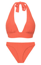 Cargar imagen en el visor de la galería, Product Front: Rio De Sol Conjunto Set Light-Peach Halter-Cos Essential-Comfy