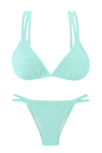 Cargar imagen en el visor de la galería, Product Front: Rio De Sol Conjunto Set Malibu-Menta Tri-Duo Rio-Duo