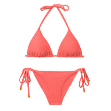 Cargar imagen en el visor de la galería, Product Front: Rio De Sol Conjunto Set Malibu-Nina Tri-Inv Cheeky-Tie