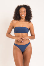 Cargar imagen en el visor de la galería, Image 03: Rio De Sol Conjunto Set Navy Bandeau-Reto Nice-Fio