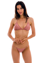 Cargar imagen en el visor de la galería, Image 09: Rio De Sol Conjunto Set Palms-Blue Tri-Fixo California