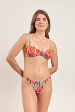 Cargar imagen en el visor de la galería, Model Front: Rio De Sol Conjunto Set Sea-Bloom Bandeau-Joy Nice