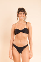 Cargar imagen en el visor de la galería, Image 09: Rio De Sol Conjunto Set Shimmer-Black Bandeau-Joy Essential
