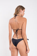 Cargar imagen en el visor de la galería, Model Back: Rio De Sol Conjunto Set Touch-Black Tri-Inv Cheeky-Tie