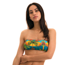 Cargar imagen en el visor de la galería, Model Front: Rio De Sol Sostén Top Cocos Reto