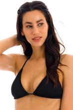 Cargar imagen en el visor de la galería, Gallery: Rio De Sol Sostén Top Cotele-Preto Tri-Inv