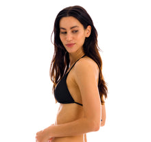 Cargar imagen en el visor de la galería, Image 08: Rio De Sol Sostén Top Cotele-Preto Tri-Inv