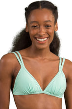 Cargar imagen en el visor de la galería, Gallery: Rio De Sol Sostén Top Malibu-Menta Tri-Duo