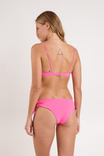 Cargar imagen en el visor de la galería, Model Back: Rio De Sol Sostén Top Mtx-Ultrapink Balconet-Tie