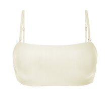 Cargar imagen en el visor de la galería, Product Front: Rio De Sol Sostén Top Off-White Bandeau-Reto