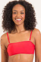 Cargar imagen en el visor de la galería, Gallery: Rio De Sol Sostén Top Rouge Bandeau-Reto