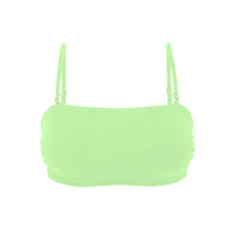 Cargar imagen en el visor de la galería, Product Front: Rio De Sol Sostén Top Sand-Menta Bandeau-Reto