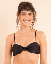 Cargar imagen en el visor de la galería, Image 11: Rio De Sol Sostén Top Shimmer-Black Bandeau-Joy