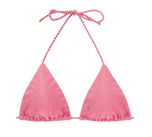 Cargar imagen en el visor de la galería, Product Front: Rio De Sol Sostén Top Shimmer-Confetti Tri-Rope