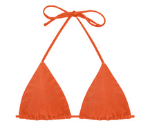 Cargar imagen en el visor de la galería, Product Front: Rio De Sol Sostén Top Shimmer-Paprica Tri-Inv