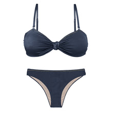 Cargar imagen en el visor de la galería, Product Front: Rio De Sol Conjunto Set Shark Bandeau-Joy Essential
