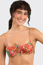 Cargar imagen en el visor de la galería, Gallery: Rio De Sol Sostén Top Tropics Balconet-Tie

