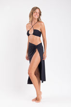 Cargar imagen en el visor de la galería, Image 03: Rio De Sol Falda De Playa Nero Long-Skirt-Knot
