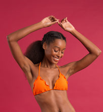 Cargar imagen en el visor de la galería, Image 12: Rio De Sol Sostén Top Dots-Orange Frufru
