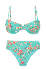 Cargar imagen en el visor de la galería, Product Front: Rio De Sol Conjunto Set Botanic Balconet Hotpant-Cos
