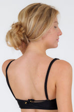 Cargar imagen en el visor de la galería, Image 06: Rio De Sol Sostén Top Shimmer-Black Bandeau-Reto
