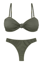 Cargar imagen en el visor de la galería, Product Front: Rio De Sol Conjunto Set Croco Bandeau-Joy Nice-Fio
