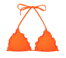 Cargar imagen en el visor de la galería, Product Front: Rio De Sol Sostén Top Dots-Orange Frufru
