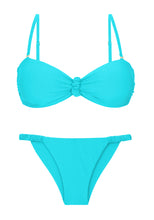 Cargar imagen en el visor de la galería, Product Front: Rio De Sol Conjunto Set Miami Bandeau-Crispy Cheeky-Crispy
