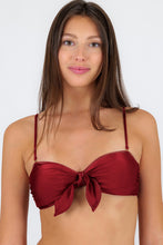 Cargar imagen en el visor de la galería, Gallery: Rio De Sol Sostén Top Shimmer-Divino Bandeau-Knot
