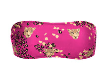 Cargar imagen en el visor de la galería, Product Front: Rio De Sol Sostén Top Roar-Pink Bandeau-Reto
