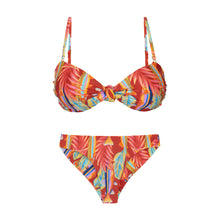 Cargar imagen en el visor de la galería, Product Front: Rio De Sol Conjunto Set Sea-Bloom Bandeau-Joy Nice
