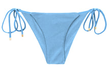 Cargar imagen en el visor de la galería, Product Front: Rio De Sol Bragas Bottom Shimmer-Baltic-Sea Cheeky-Tie
