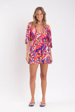 Cargar imagen en el visor de la galería, Model Front: Rio De Sol Mini Dress Funny Mini Dress
