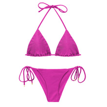 Cargar imagen en el visor de la galería, Product Front: Rio De Sol Conjunto Set Shimmer-Gaia Tri-Inv Cheeky-Tie
