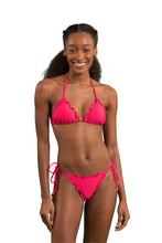 Cargar imagen en el visor de la galería, Model Front: Rio De Sol Bragas Bottom Dots-Virtual-Pink Frufru-Fio
