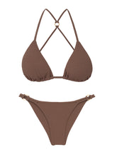 Cargar imagen en el visor de la galería, Product Front: Rio De Sol Conjunto Set Sand-Cappuccino Tri-Aya Cheeky-Aya
